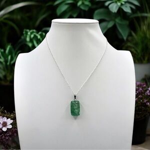 FLUORITE CHUNKY NECKLACE (S925)
